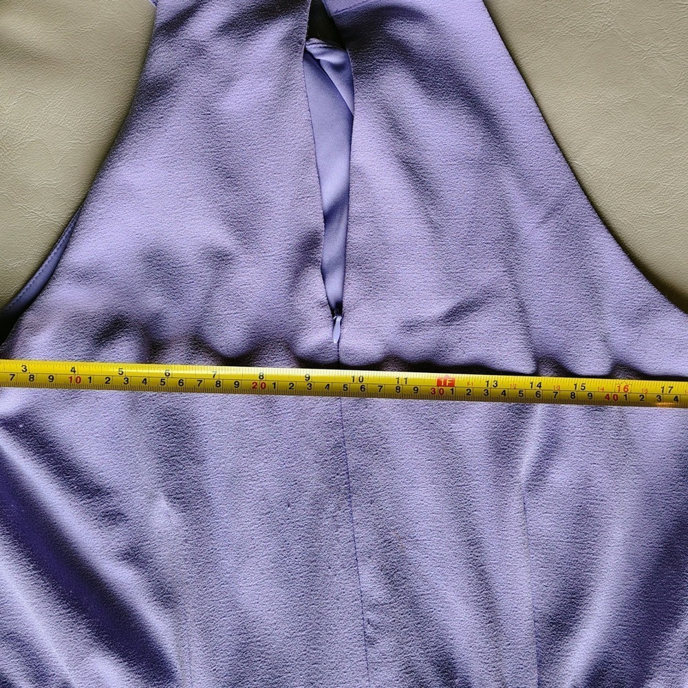 NWOT Julia Jordan Lilac Halter Neck Sleeveless Party Cocktail Midi Dress size 14 - Picture 6 of 7